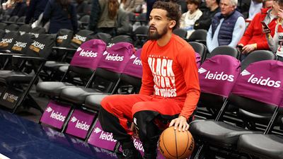 Trae Young Trade News Broke While He Was Sitting on the Bench During Hawks Game