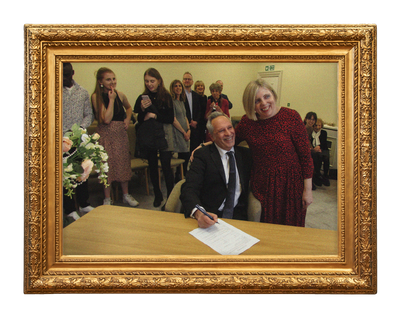 My favourite family photo: ‘I bucketed 30 years of tears that day – then smiled my smiliest smile’
