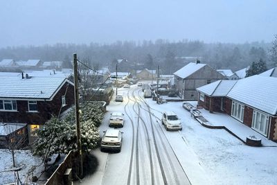 Storm Goretti live: Snow causing major travel disruption as UK hit by ‘weather bomb’ with 99mph winds