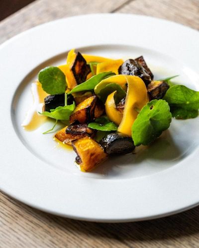 Mark Hix’s recipe for roast pumpkin and pickled walnut salad