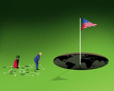 Don’t dignify Trump with talk of a ‘new world order’ – there’s nothing new or ordered about this chaos