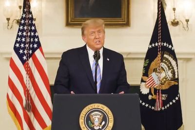 Trump’s condemnation of Jan 6 rioters resurfaces after White House tries to ‘rewrite history’