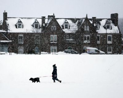 Red and amber weather warnings in UK as Storm Goretti evolves into ‘weather bomb’