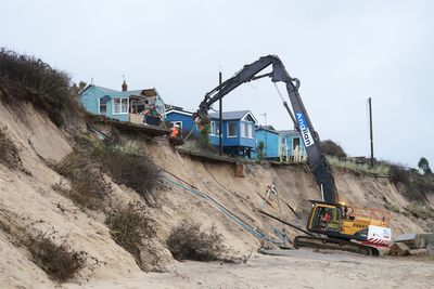 Clifftop homes evacuated before Storm Goretti over fears of ‘imminent collapse’