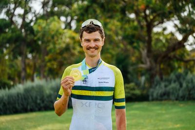 Jay Vine reclaims elite men's time trial title at the Australian Road National Championships