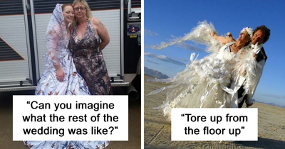 30 Times Brides Should’ve Thought Twice Before Buying Their Wedding Dresses