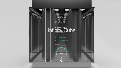 Nvidia partner wants to 'beautify' data centers with the Infinity Cube concept — plans to cram 86TB DDR5 and 224 B200 GPU in a liquid-cooled 14ft cube