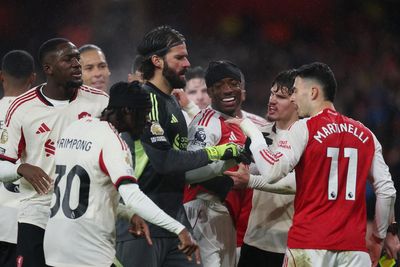 Arsenal star issues statement after manhandling injured Liverpool player