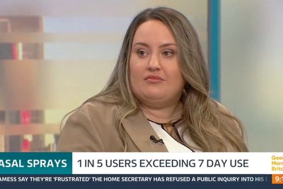 Woman reveals 23-year addiction to nasal sprays as experts urge limit on use
