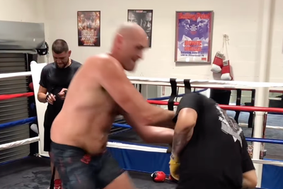 Tyson Fury hits back at ‘chubby’ accusations after return to training