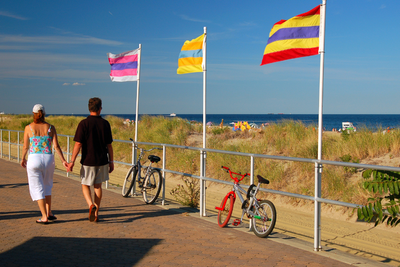 Life’s a beach! Town sued after banning non-residents from renting seaside lockers