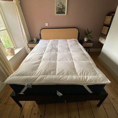 I've just put the M&S Duck Feather & Down Mattress Topper to the test – I love the luxurious cosiness it's added to our bed