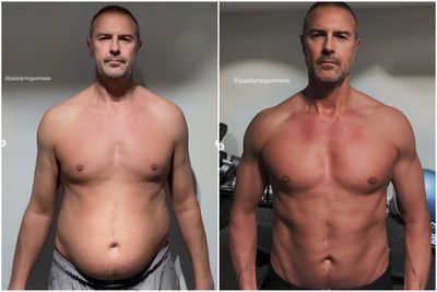 Paddy McGuinness shows off dramatic body transformation after 75-day fitness challenge
