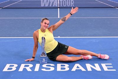 Aryna Sabalenka makes pointed gesture to Marta Kostyuk after Brisbane International win