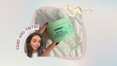 I'm reaching for this bond-repairing hair mask to nourish my dry, damaged strands after a heavy party season