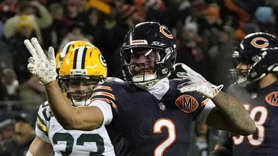 Bears’ DJ Moore Excitedly Celebrates First Playoff Win After Scoring Game-Winning TD