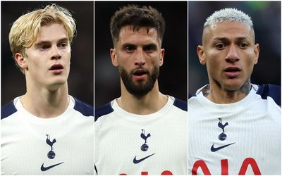 Tottenham injury update: Rodrigo Bentancur, Richarlison, Lucas Bergvall latest news and return dates