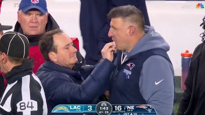 NBC Announcers Loved How Happy Mike Vrabel Was to Get a Bloody Lip Celebrating Win