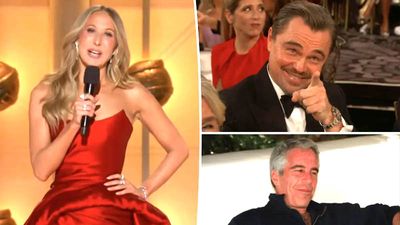Nikki Glaser roasts DiCaprio, the Epstein Files, and Hollywood's elite at the 2026 Golden Globes