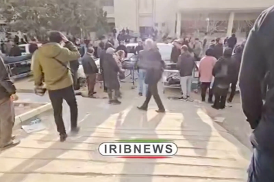 Shocking Iranian video footage shows bodies strewn outside morgue after vicious crackdown