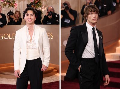 Heated Rivalry stars Hudson Williams and Connor Storrie hit their first major red carpet