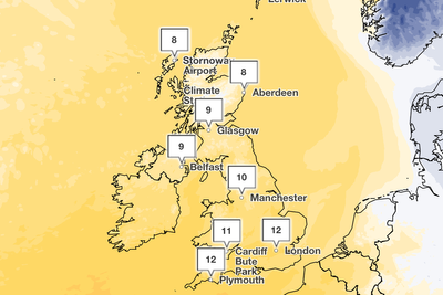 Britain warmer than Athens today as Met Office declares end of cold snap