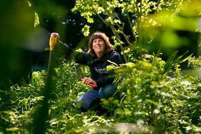 My rookie era: I wanted to think about something that wasn’t grim, so I enrolled in gardening school