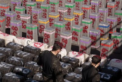 Spanish police seize 10 tonnes of cocaine hidden in ship off Canary Islands