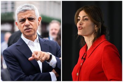 Sadiq Khan reacts to Reform London mayoral candidate Laila Cunningham's 'burka ban' support