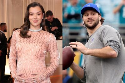 NFL star Josh Allen shares support for pregnant wife Hailee Steinfeld at Golden Globes after winning huge playoff game