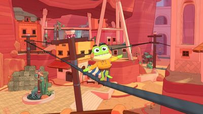 Why Big Hops’ Mario-style movement and Zelda-like world design fall just short of greatness