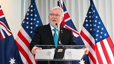 Return to familiar turf for departing ambassador Rudd