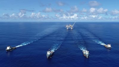 Woodside's floating gas platform arrives off WA coast