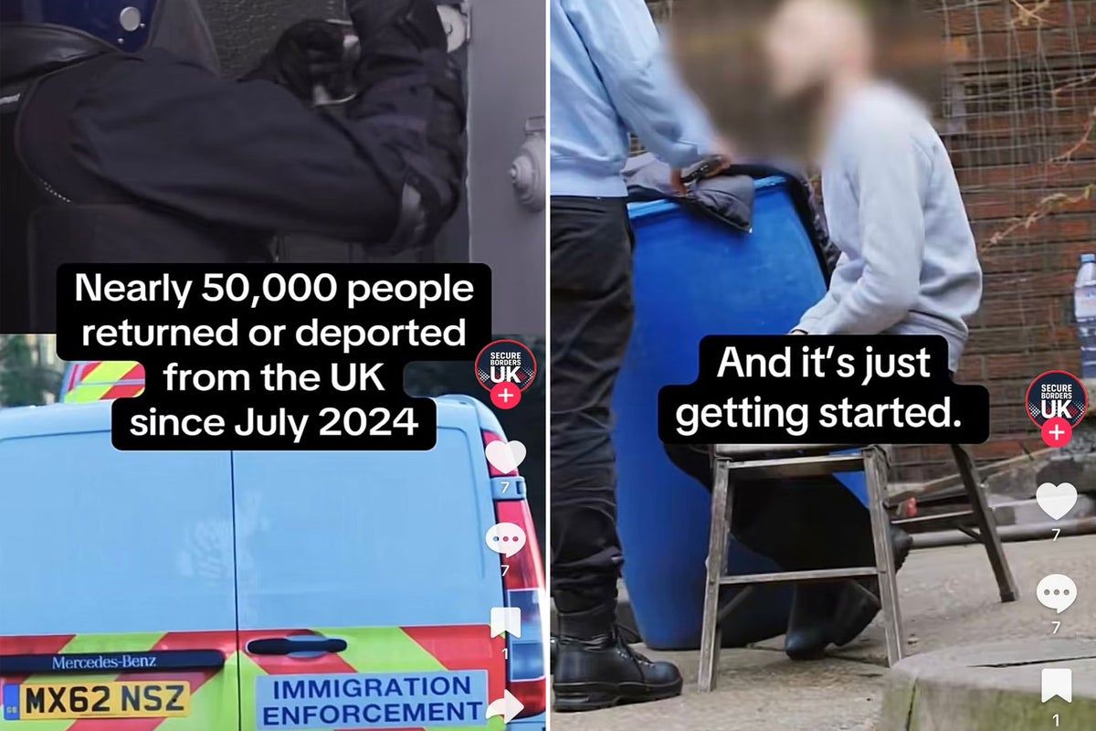 Home Office’s new TikTok account showing videos of migrants being detained branded ‘laughable gimmick’