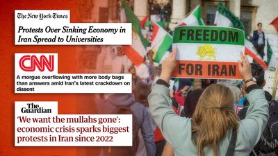 Bodies, blackouts, bombastic headlines: How the West is covering Iran