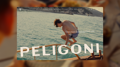 Peligoni's new identity is making me dream of holidays