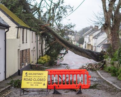 ‘People don’t even know if help is coming’: Cornish villagers frustrated by lack of help after Storm Goretti