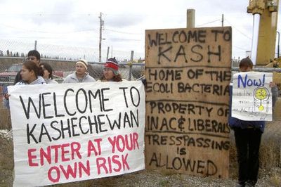 Canadian Indigenous community told not to consume water after sanitation system fails as evacuations stall