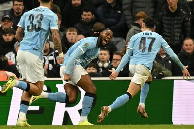 Newcastle 0-2 Man City: Antoine Semenyo stars in Carabao Cup semi-final win amid VAR controversy