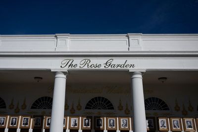 White House adds ‘tacky’ new sign for Rose Garden as Trump’s makeover continues