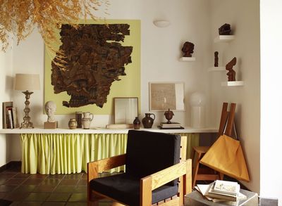 Introducing the 'Shelf Skirt' — The Aesthetic Way to Hide Your Clutter and Add Softness That You Can (Probably) Make in a Weekend