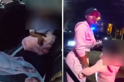 Car stolen with sleeping child inside after mom left vehicle running