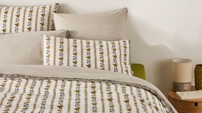 Reversible Bedding Has Become My New Favorite Trick for Getting the 'Layered Look' Without Actually Having to Do Anything