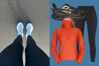 I’m training for a half marathon in the winter – this is the running gear I’m wearing