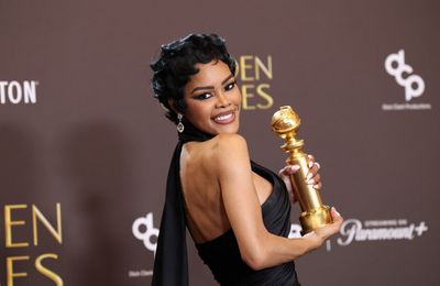 Teyana Taylor enjoyed Golden Globes success with her kids