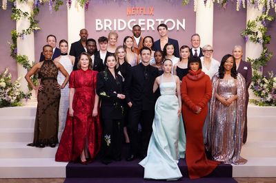 Bridgerton stars attend season four premiere in Paris