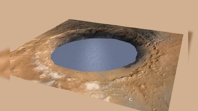 How Mars' ancient lakes grew shields of ice to stay warm as the Red Planet froze