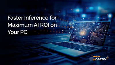 Phison demos 10X faster AI inference on consumer PCs with software and hardware combo that enables 3x larger AI models — Nvidia, AMD, MSI, and Acer systems demoed with aiDAPTIV+