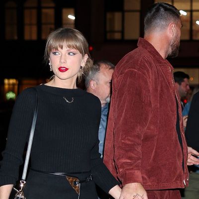 Taylor Swift Breaks Out the Date Night Blazer in Beverly Hills With Travis Kelce