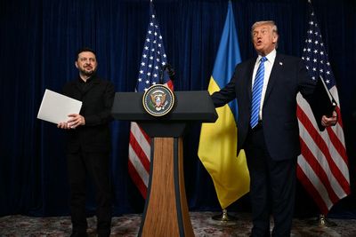 Ukraine-Russia war latest: Zelensky hits back after Trump blames him for holding up peace talks